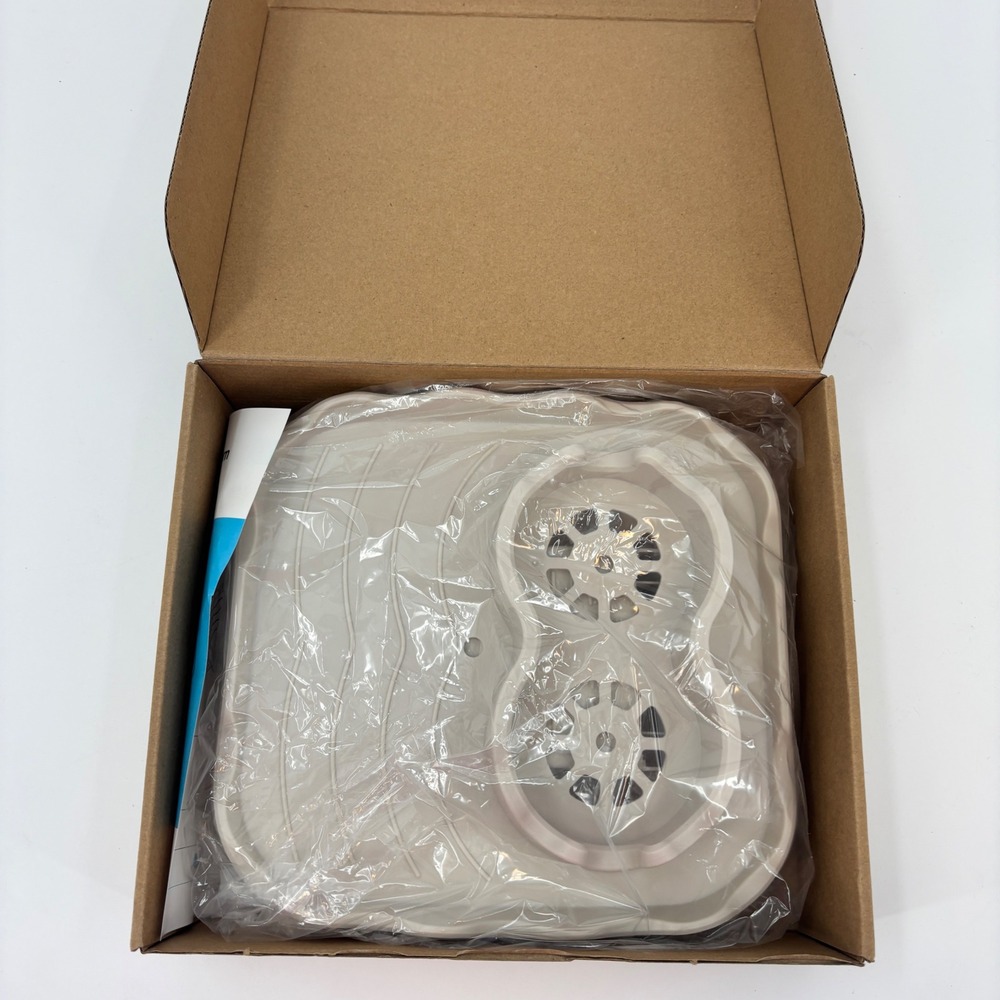Hot Tub Tray Beige Dual Cup Holder Caddy with drain holes New Pool